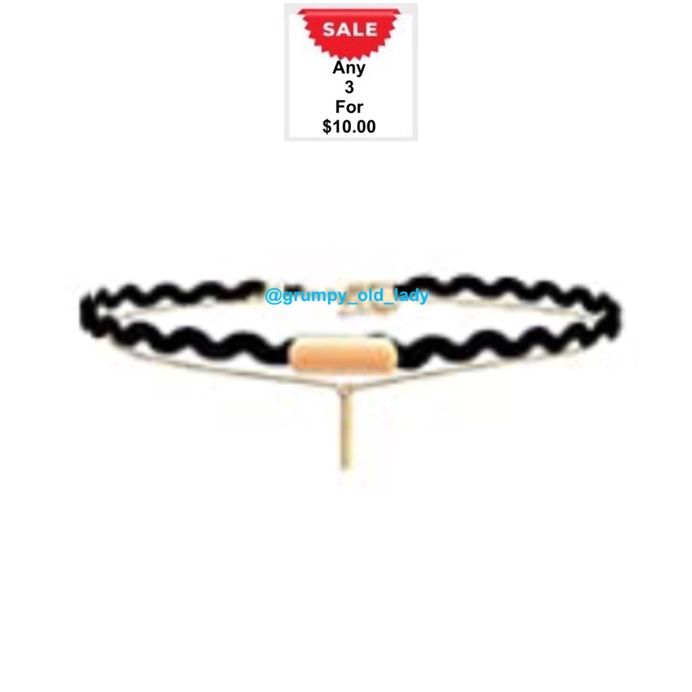 Brand New Gold Bar Choker Necklace